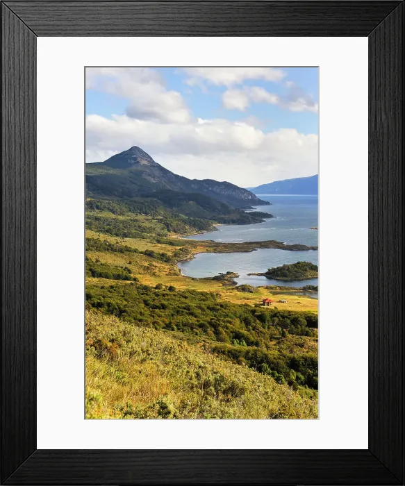 Framed Print : Wulaia Bay, Navarino island, Tierra del Fuego, Patagonia, Chile, South America Framed Print : Wulaia Bay, Navarino island, Tierra del Fuego, Patagonia, Chile, South America