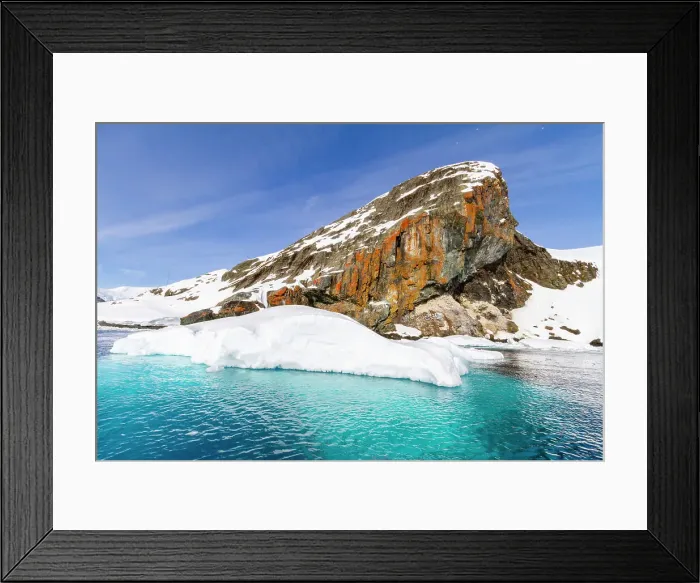 Framed Print : View of calm seas and reflected mountains surrounding Paradise Bay on the western side of the Antarctic Peninsula, Polar Regions Framed Print : View of calm seas and reflected mountains surrounding Paradise Bay on the western side of the Antarctic Peninsula, Polar Regions