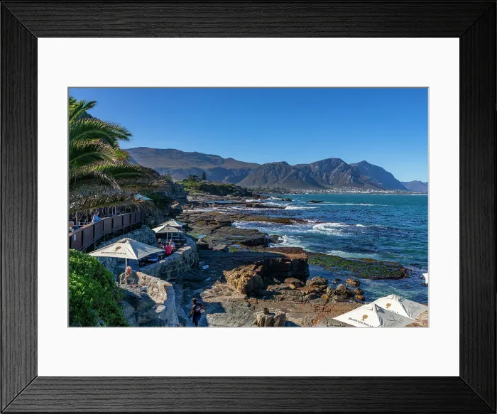 Framed Print : Restaurant, Walker Bay, Hermanus, Western Cape Province, South Africa, Africa Framed Print : Restaurant, Walker Bay, Hermanus, Western Cape Province, South Africa, Africa