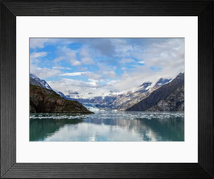Framed Print : A view of Johns Hopkins Glacier against the Fairweather Range in Glacier Bay National Park and Preserve, UNESCO World Heritage Site, Alaska, United States of America, North America Framed Print : A view of Johns Hopkins Glacier against the Fairweather Range in Glacier Bay National Park and Preserve, UNESCO World Heritage Site, Alaska, United States of America, North America