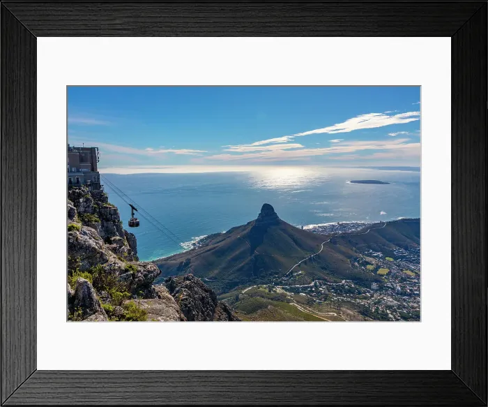 Framed Print : View from Table Mountain, Cape Town, Western Cape Province, South Africa, Africa Framed Print : View from Table Mountain, Cape Town, Western Cape Province, South Africa, Africa