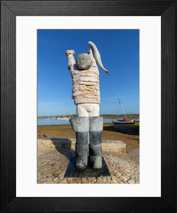 Framed Print : Fisherman's Statue in Alvor, Alvor, Algarve, Portugal, Iberian Peninsula, South Western Europe Framed Print : Fisherman's Statue in Alvor, Alvor, Algarve, Portugal, Iberian Peninsula, South Western Europe