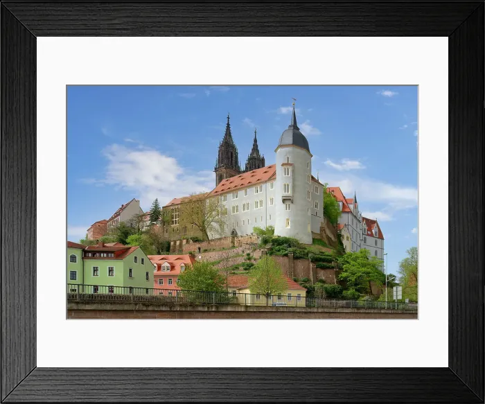 Framed Print : Albrechtsburg castle and the Gothic Cathedral dominating the city center, Meissen, Saxony, Germany, Europe Framed Print : Albrechtsburg castle and the Gothic Cathedral dominating the city center, Meissen, Saxony, Germany, Europe