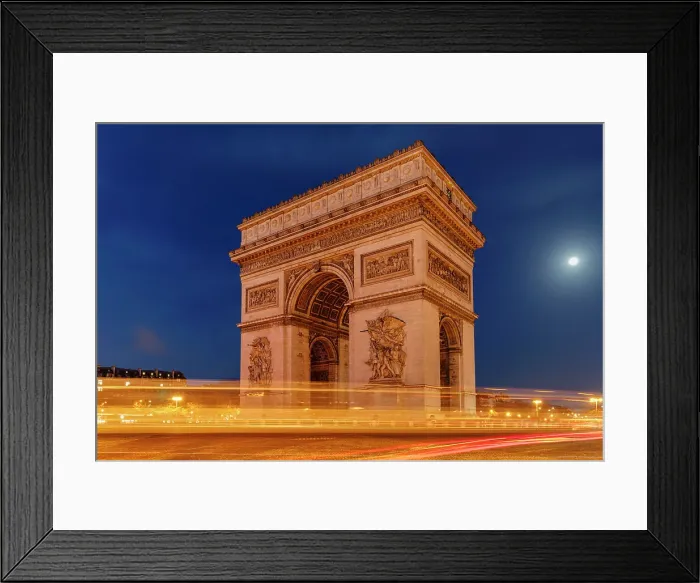 Framed Print : Arc de Triomphe at Place Charles de Gaulle, Paris, Ile de France, France, Europe Framed Print : Arc de Triomphe at Place Charles de Gaulle, Paris, Ile de France, France, Europe