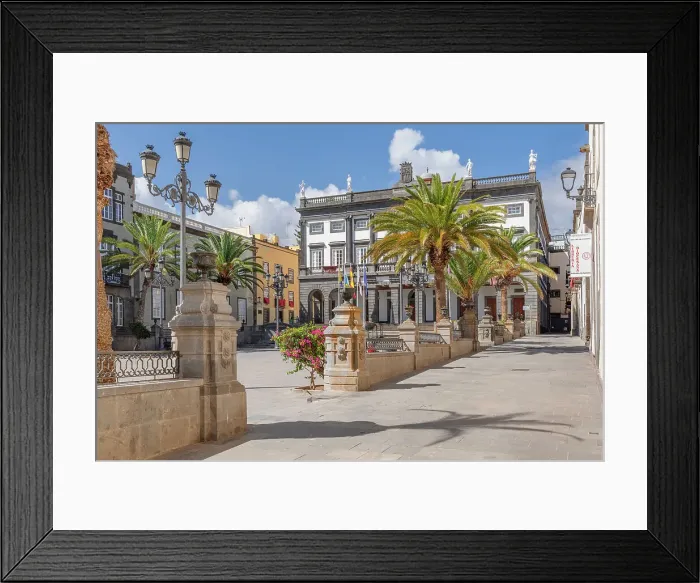 Framed Print : Old townhall at Plaza Santa Ana, Vegueta, UNESCO World Heritage Site, Las Palmas de Gran Canaria, Gran Canaria, Canary Islands, Spain, Atlantic, Europe Framed Print : Old townhall at Plaza Santa Ana, Vegueta, UNESCO World Heritage Site, Las Palmas de Gran Canaria, Gran Canaria, Canary Islands, Spain, Atlantic, Europe