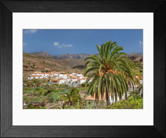 Framed Print : Fataga, Gran Canaria, Canary Islands, Spain, Atlantic, Europe Framed Print : Fataga, Gran Canaria, Canary Islands, Spain, Atlantic, Europe