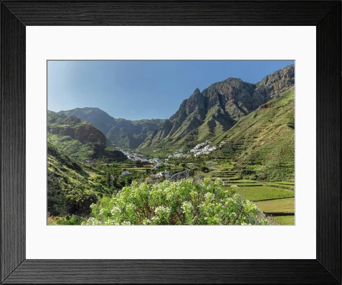Framed Print : Valley of Agaete, Barranco de Agaete, Agaete, Gran Canaria, Canary Islands, Spain, Atlantic, Europe Framed Print : Valley of Agaete, Barranco de Agaete, Agaete, Gran Canaria, Canary Islands, Spain, Atlantic, Europe