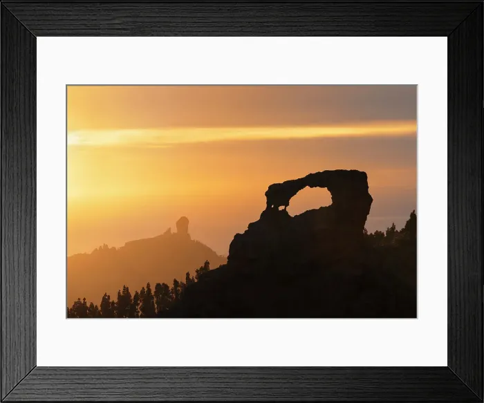 Framed Print : View from Pico de las Nieves to Roque Nublo, Gran Canaria, Canary Islands, Spain, Atlantic, Europe Framed Print : View from Pico de las Nieves to Roque Nublo, Gran Canaria, Canary Islands, Spain, Atlantic, Europe