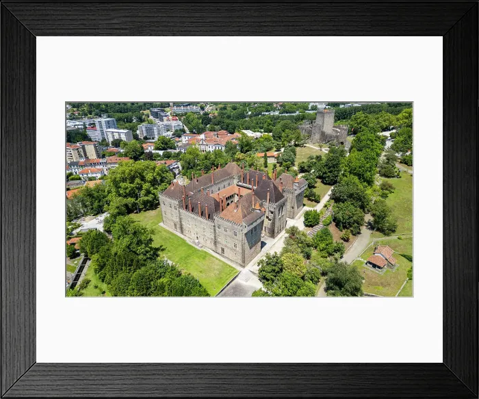 Framed Print : Aerial of Palace Duques de Braganca, UNESCO World Heritage Site, Guimaraes, Norte, Portugal, Europe Framed Print : Aerial of Palace Duques de Braganca, UNESCO World Heritage Site, Guimaraes, Norte, Portugal, Europe