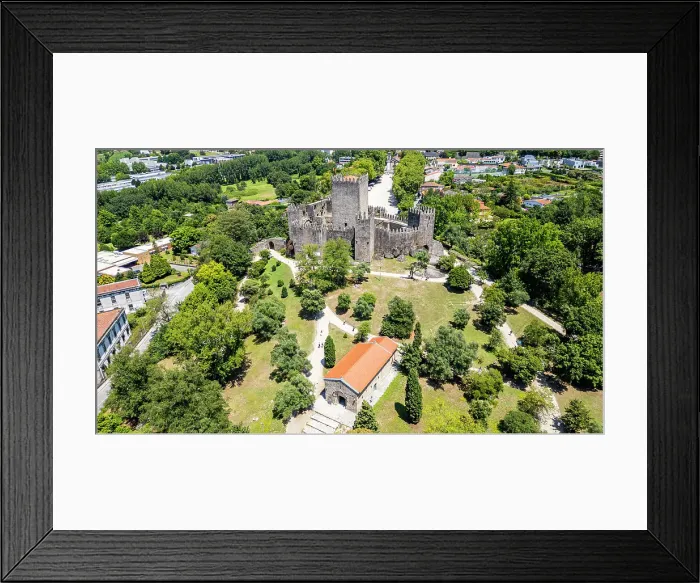 Framed Print : Aerial of the Guimaraes Castle, UNESCO World Heritage Site, Guimaraes, Norte, Portugal, Europe Framed Print : Aerial of the Guimaraes Castle, UNESCO World Heritage Site, Guimaraes, Norte, Portugal, Europe