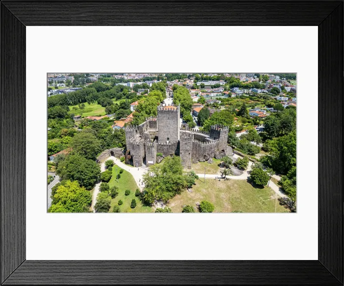 Framed Print : Aerial of the Guimaraes Castle, UNESCO World Heritage Site, Guimaraes, Norte, Portugal, Europe Framed Print : Aerial of the Guimaraes Castle, UNESCO World Heritage Site, Guimaraes, Norte, Portugal, Europe