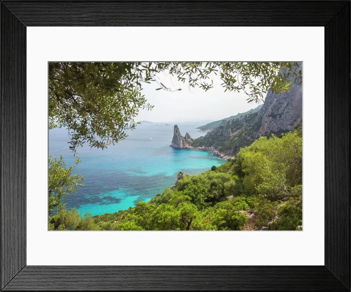 Framed Print : View to Pedra Longa from wooded hillside, Gulf of Orosei National Park, Santa Maria Navarrese, Baunei, Nuoro, Sardinia, Italy, Mediterranean, Europe Framed Print : View to Pedra Longa from wooded hillside, Gulf of Orosei National Park, Santa Maria Navarrese, Baunei, Nuoro, Sardinia, Italy, Mediterranean, Europe