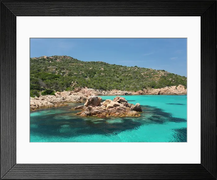 Framed Print : Typical granite rock formations in turquoise sea off Cala Granara, Spargi Island, La Maddalena Archipelago National Park, Sassari, Sardinia, Italy, Mediterranean, Europe Framed Print : Typical granite rock formations in turquoise sea off Cala Granara, Spargi Island, La Maddalena Archipelago National Park, Sassari, Sardinia, Italy, Mediterranean, Europe