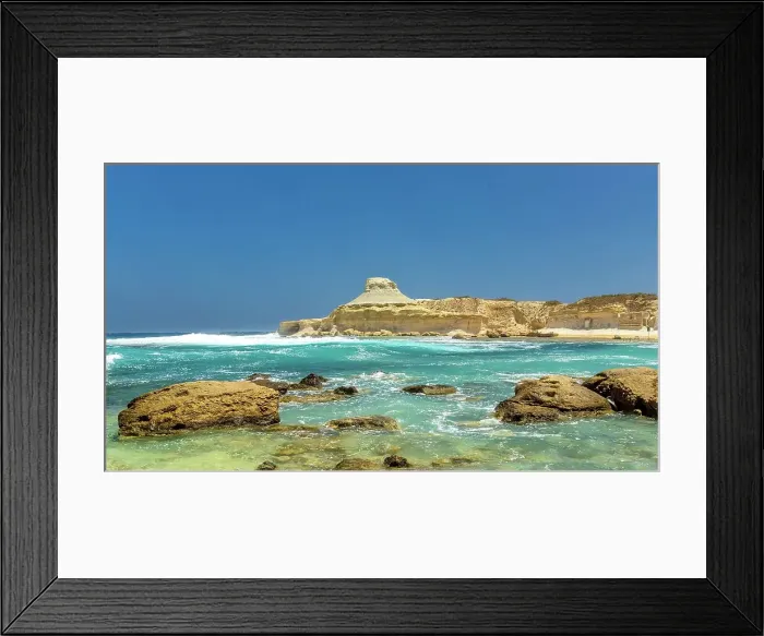 Framed Print : Xwejni Bay, a centre for swimmers and divers, near Zebbug, Gozo, Malta, Mediterranean, Europe Framed Print : Xwejni Bay, a centre for swimmers and divers, near Zebbug, Gozo, Malta, Mediterranean, Europe