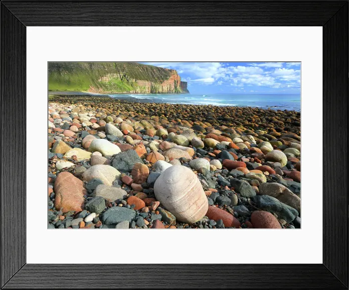 Framed Print : Pebble beach, Rackwick Bay, Hoy, Orkney Islands, Scotland, United Kingdom, Europe Framed Print : Pebble beach, Rackwick Bay, Hoy, Orkney Islands, Scotland, United Kingdom, Europe