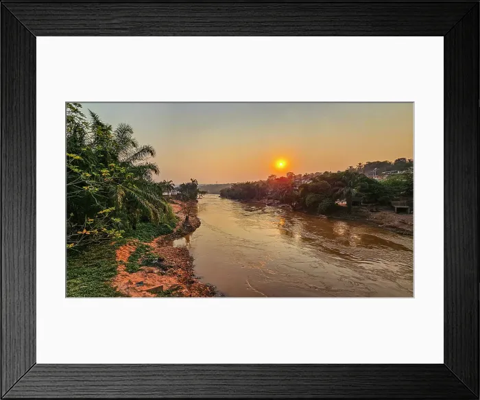 Framed Print : Tshikapa River flowing in the Kasai river in Tshikapa, Kasai, Democratic Republic of Congo, Africa Framed Print : Tshikapa River flowing in the Kasai river in Tshikapa, Kasai, Democratic Republic of Congo, Africa