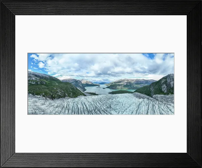 Framed Print : Aerial of Pia glacier, Tierra del Fuego, Chile, South America Framed Print : Aerial of Pia glacier, Tierra del Fuego, Chile, South America