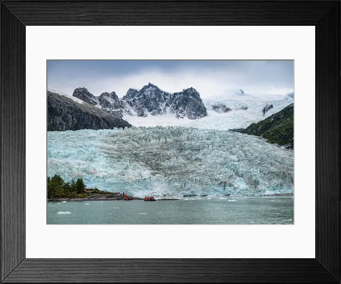 Framed Print : Pia glacier, Tierra del Fuego, Chile, South America Framed Print : Pia glacier, Tierra del Fuego, Chile, South America