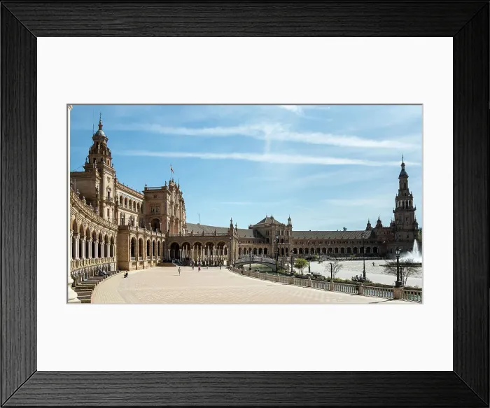 Framed Print : Detail of the Plaza de Espana, an architectural ensemble and largest building of the Ibero-American Exposition of 1929, Maria Luisa Park, Seville, Andalusia, Spain, Europe Framed Print : Detail of the Plaza de Espana, an architectural ensemble and largest building of the Ibero-American Exposition of 1929, Maria Luisa Park, Seville, Andalusia, Spain, Europe