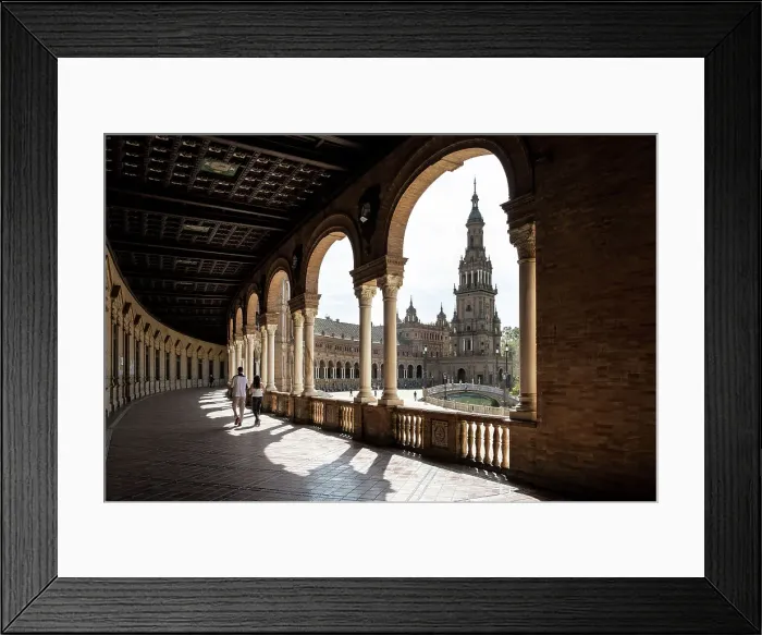 Framed Print : Detail of the Plaza de Espana, an architectural ensemble and largest building of the Ibero-American Exposition of 1929, Maria Luisa Park, Seville, Andalusia, Spain, Europe Framed Print : Detail of the Plaza de Espana, an architectural ensemble and largest building of the Ibero-American Exposition of 1929, Maria Luisa Park, Seville, Andalusia, Spain, Europe