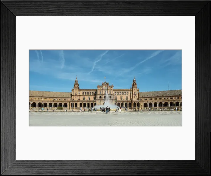 Framed Print : Detail of the Plaza de Espana, an architectural ensemble and largest building of the Ibero-American Exposition of 1929, Maria Luisa Park, Seville, Andalusia, Spain, Europe Framed Print : Detail of the Plaza de Espana, an architectural ensemble and largest building of the Ibero-American Exposition of 1929, Maria Luisa Park, Seville, Andalusia, Spain, Europe