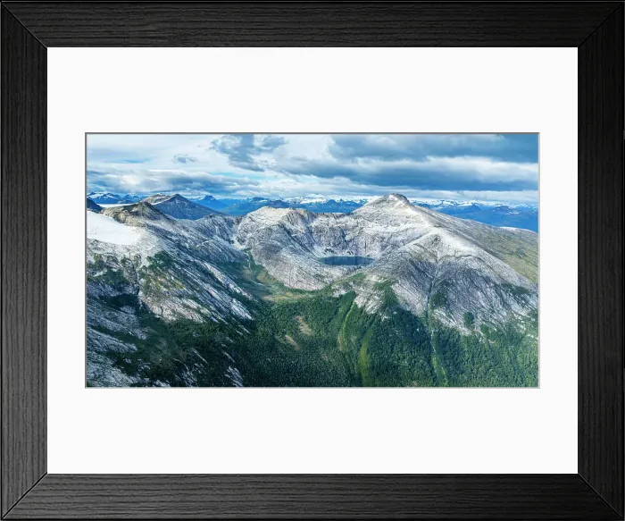 Framed Print : Deep blue lake in the mountains above Pia glacier, Tierra del Fuego, Chile, South America Framed Print : Deep blue lake in the mountains above Pia glacier, Tierra del Fuego, Chile, South America