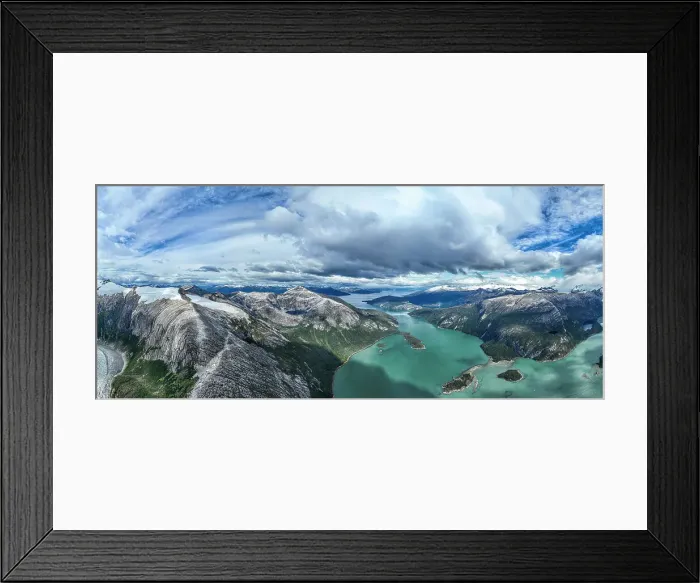 Framed Print : Aerial of Pia glacier and its fjord, Tierra del Fuego, Chile, South America Framed Print : Aerial of Pia glacier and its fjord, Tierra del Fuego, Chile, South America