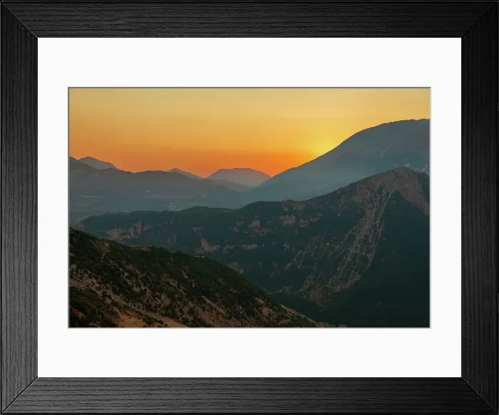 Framed Print : Mountains near Gjirokaster, Albania, Europe Framed Print : Mountains near Gjirokaster, Albania, Europe