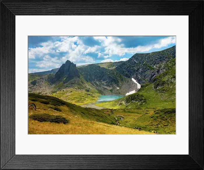 Framed Print : Views of Seven Rila Lakes, Bulgaria, Europe Framed Print : Views of Seven Rila Lakes, Bulgaria, Europe