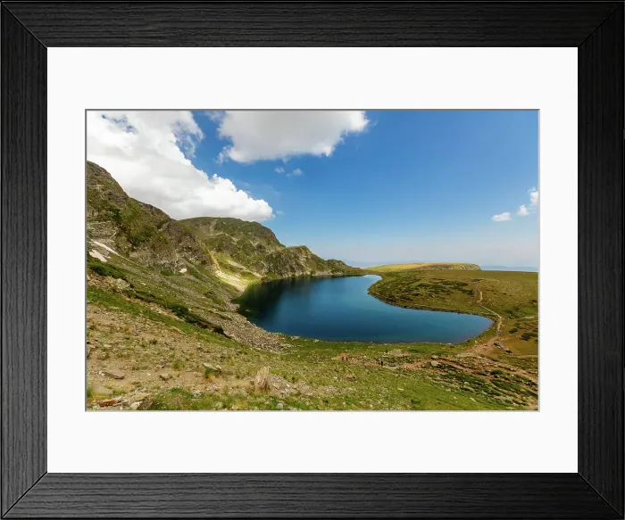 Framed Print : Views of Seven Rila Lakes, Bulgaria, Europe Framed Print : Views of Seven Rila Lakes, Bulgaria, Europe