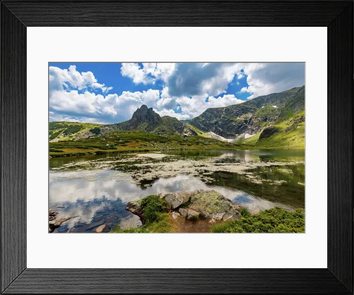 Framed Print : Views of Seven Rila Lakes, Bulgaria, Europe Framed Print : Views of Seven Rila Lakes, Bulgaria, Europe