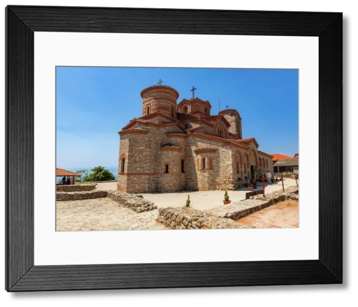 Framed Print : Plaoshnik archaeological site, Ohrid, Macedonia, Europe Framed Print : Plaoshnik archaeological site, Ohrid, Macedonia, Europe