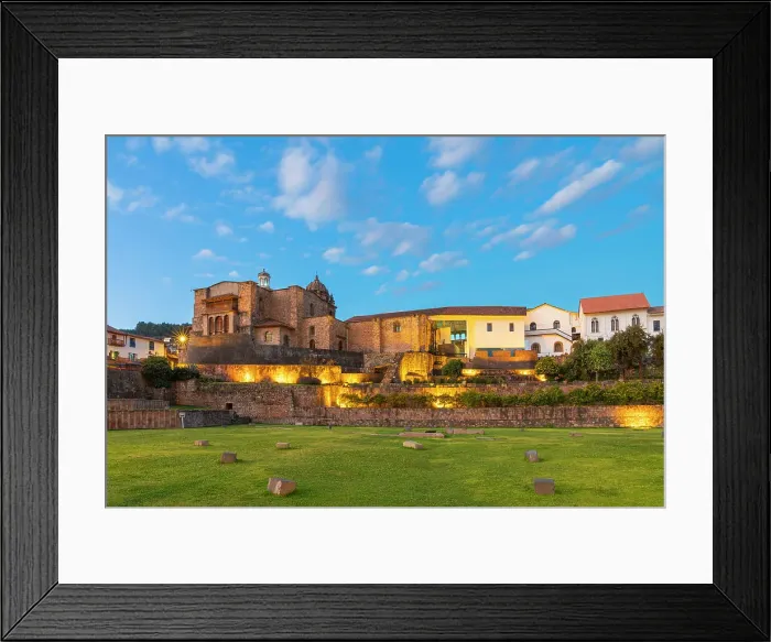 Framed Print : Coricancha and Santo Domingo Convent at twilight, UNESCO World Heritage Site, Cusco (Cuzco), Cusco Province, Cusco Region, Peru, South America Framed Print : Coricancha and Santo Domingo Convent at twilight, UNESCO World Heritage Site, Cusco (Cuzco), Cusco Province, Cusco Region, Peru, South America