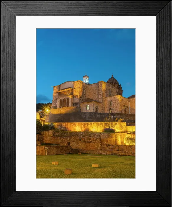 Framed Print : Coricancha and Santo Domingo Convent at twilight, UNESCO World Heritage Site, Cusco (Cuzco), Cusco Province, Cusco Region, Peru, South America Framed Print : Coricancha and Santo Domingo Convent at twilight, UNESCO World Heritage Site, Cusco (Cuzco), Cusco Province, Cusco Region, Peru, South America