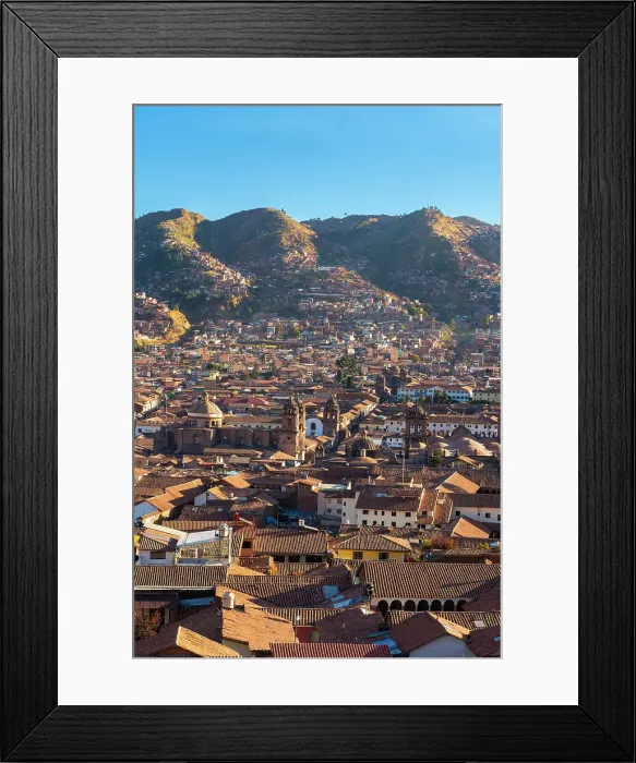 Framed Print : Elevated view of Cusco (Cuzco) Cathedral and Church of the Society of Jesus, UNESCO, Cusco (Cuzco), Cusco Province, Cusco Region, Peru, South America Framed Print : Elevated view of Cusco (Cuzco) Cathedral and Church of the Society of Jesus, UNESCO, Cusco (Cuzco), Cusco Province, Cusco Region, Peru, South America