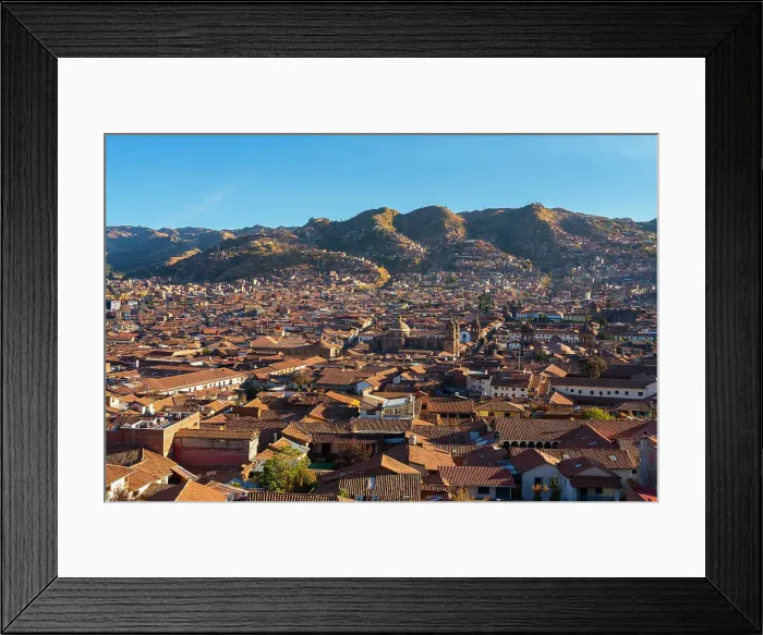 Framed Print : Elevated view of Cusco (Cuzco) Cathedral and Church of the Society of Jesus, UNESCO World Heritage Site, Cusco (Cuzco), Cusco Province, Cusco Region, Peru, South America Framed Print : Elevated view of Cusco (Cuzco) Cathedral and Church of the Society of Jesus, UNESCO World Heritage Site, Cusco (Cuzco), Cusco Province, Cusco Region, Peru, South America