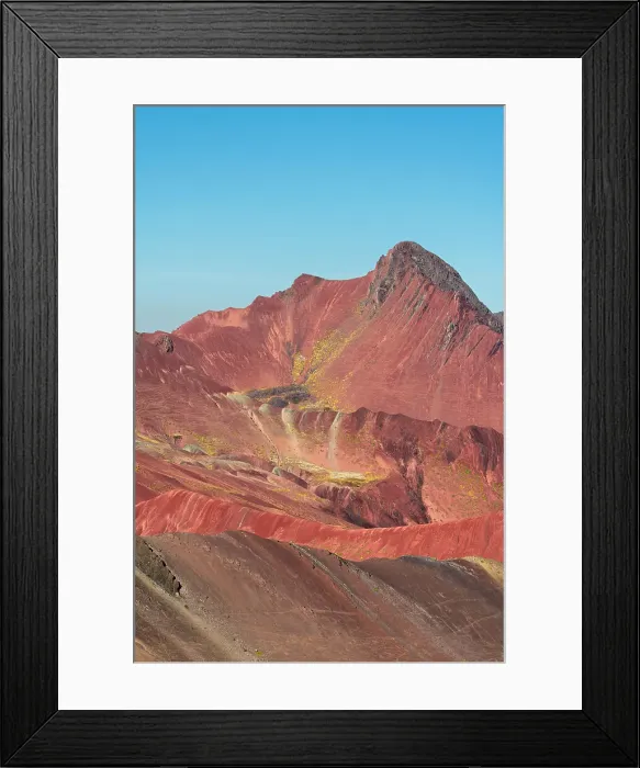 Framed Print : Mountain in Valle Rojo (Red Valley), near Rainbow Mountain, Pitumarca District, Cusco (Cuzco), Peru, South America Framed Print : Mountain in Valle Rojo (Red Valley), near Rainbow Mountain, Pitumarca District, Cusco (Cuzco), Peru, South America