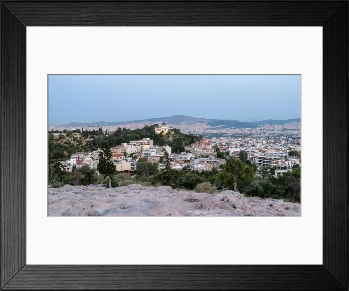 Framed Print : Landscape of Athens from the Areopagus, a notable rock outcrop northwest of the Acropolis, Athens, Greece, Europe Framed Print : Landscape of Athens from the Areopagus, a notable rock outcrop northwest of the Acropolis, Athens, Greece, Europe