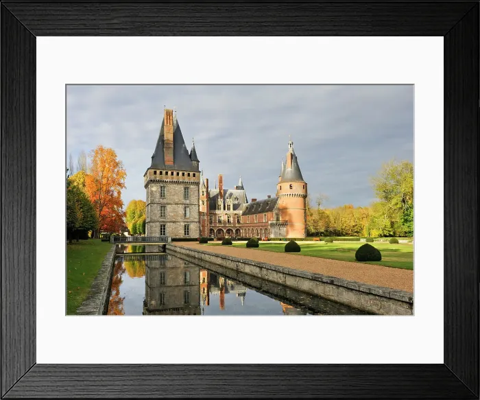 Framed Print : Chateau de Maintenon seen from the park, Eure-et-Loir department, Centre region, France, Europe