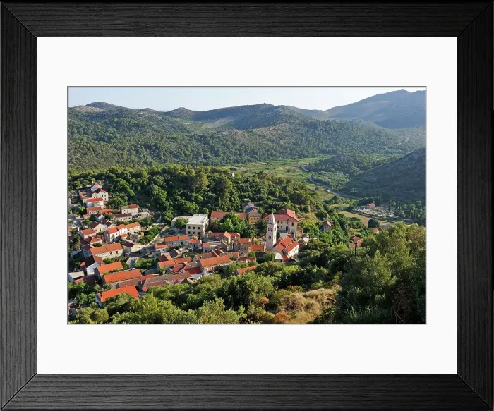 Framed Print : Lastovo town, Lastovo island, Croatia, Southeast Europe Framed Print : Lastovo town, Lastovo island, Croatia, Southeast Europe