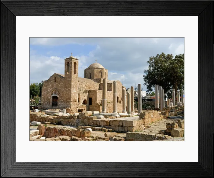 Framed Print : Agia Kyriaky church in the archaeological site of the early Christian basilica of Panagia Chrysopolitissa, Paphos, Cyprus, Eastern Mediterranean Sea, Europe Framed Print : Agia Kyriaky church in the archaeological site of the early Christian basilica of Panagia Chrysopolitissa, Paphos, Cyprus, Eastern Mediterranean Sea, Europe