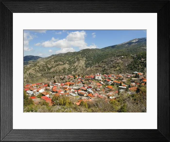 Framed Print : Pedoulas, village in the Troodos Mountain, Cyprus, Eastern Mediterranean Sea, Europe Framed Print : Pedoulas, village in the Troodos Mountain, Cyprus, Eastern Mediterranean Sea, Europe