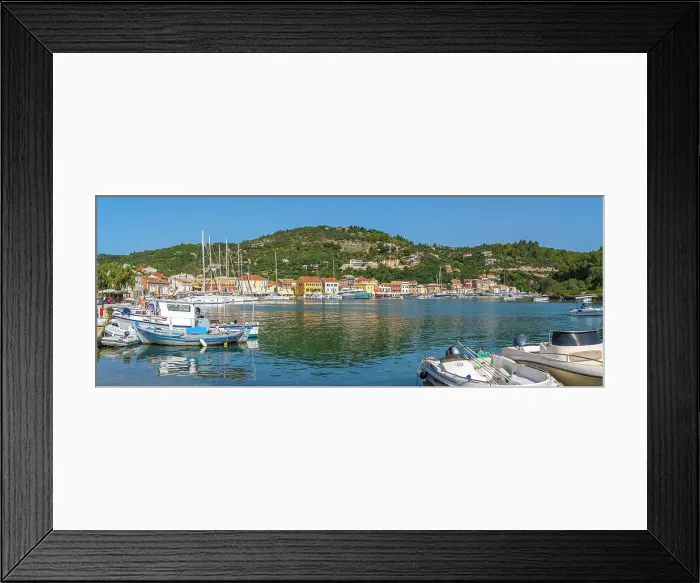 Framed Print : View of boats in the harbour in Gaios Town, Paxos, Ionian Sea, Greek Islands, Greece, Europe Framed Print : View of boats in the harbour in Gaios Town, Paxos, Ionian Sea, Greek Islands, Greece, Europe