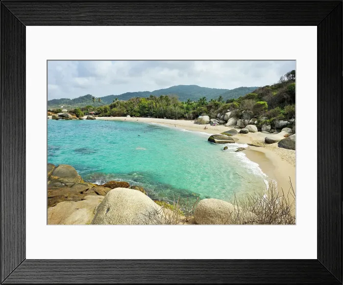 Framed Print : Beaches of Arrecifes, Tayrona National Natural Park, Department of Magdalena, Caribbean Region, Colombia, South America Framed Print : Beaches of Arrecifes, Tayrona National Natural Park, Department of Magdalena, Caribbean Region, Colombia, South America