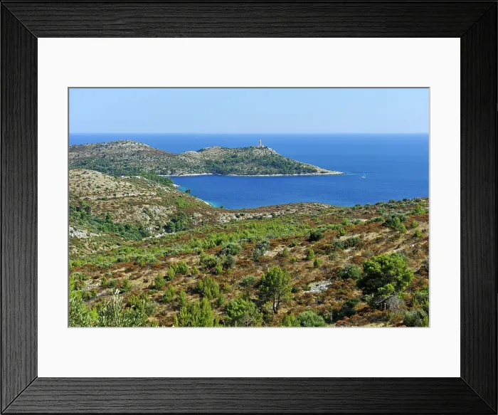 Framed Print : Bay of Skrivena Luka (Hidden Harbor), Lastovo island, Croatia, Southeast Europe Framed Print : Bay of Skrivena Luka (Hidden Harbor), Lastovo island, Croatia, Southeast Europe
