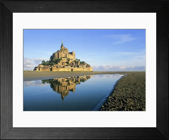 Framed Print : Mont-Saint-Michel bay and Abbey, UNESCO World Heritage Site, Manche department, Normandy region, France, Europe Framed Print : Mont-Saint-Michel bay and Abbey, UNESCO World Heritage Site, Manche department, Normandy region, France, Europe