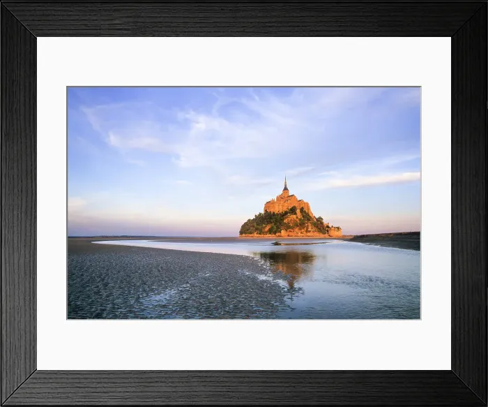 Framed Print : Mont-Saint-Michel bay and Abbey, UNESCO World Heritage Site, Manche department, Normandy region, France, Europe Framed Print : Mont-Saint-Michel bay and Abbey, UNESCO World Heritage Site, Manche department, Normandy region, France, Europe