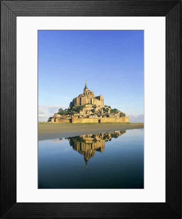 Framed Print : Mont-Saint-Michel bay and Abbey, UNESCO World Heritage Site, Manche department, Normandy region, France, Europe Framed Print : Mont-Saint-Michel bay and Abbey, UNESCO World Heritage Site, Manche department, Normandy region, France, Europe
