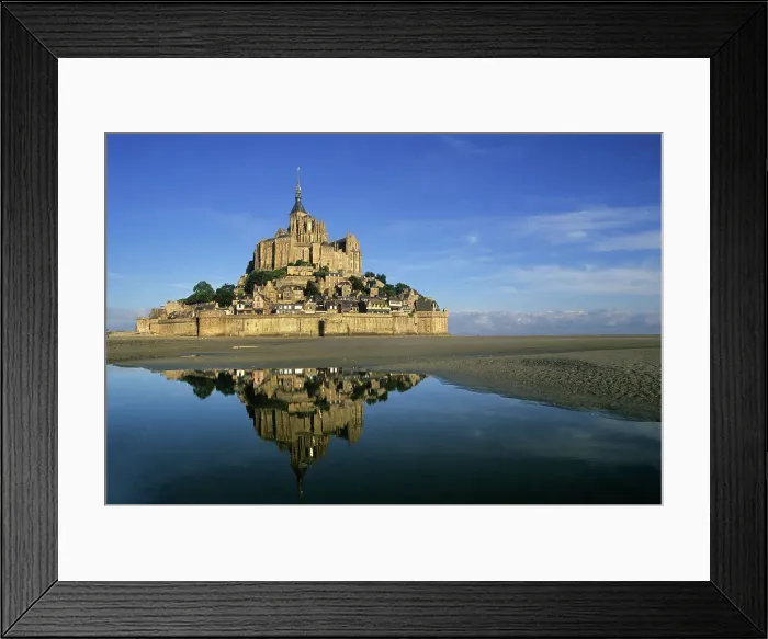 Framed Print : Mont-Saint-Michel bay and Abbey, UNESCO World Heritage Site, Manche department, Normandy region, France, Europe Framed Print : Mont-Saint-Michel bay and Abbey, UNESCO World Heritage Site, Manche department, Normandy region, France, Europe