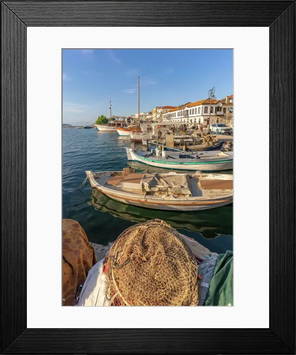 Framed Print : View of boats and harbour in Thassos Town, Thassos, Aegean Sea, Greek Islands, Greece, Europe Framed Print : View of boats and harbour in Thassos Town, Thassos, Aegean Sea, Greek Islands, Greece, Europe